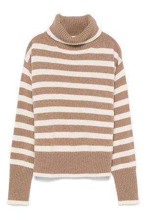 Striped cashmere turtleneck sweater SEMI COUTURE | Y4WE11RG094